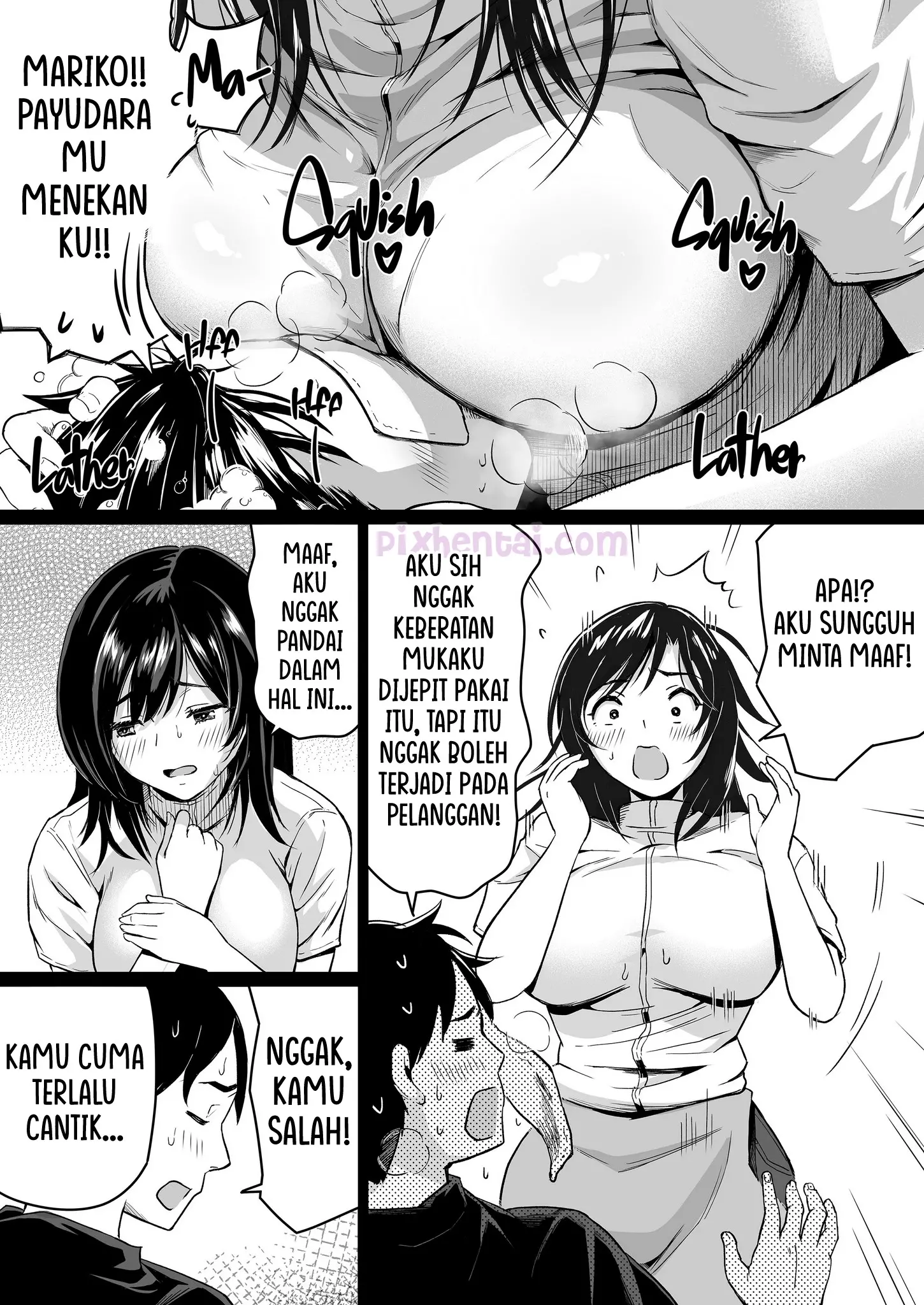 Komik hentai xxx manga sex bokep Marry a Big Breasted Young Wife Who Came to a Plain Barber Shop 2 page 7